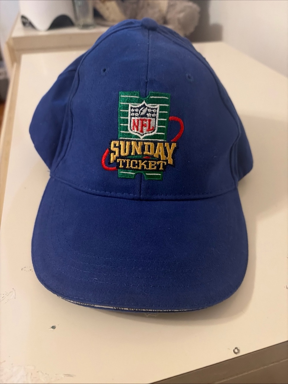 Vintage 90's NFL Sunday Ticket Hat Cap Logo Athletic Football Taiwan